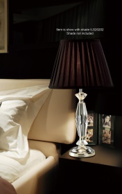 IL11001  Nexon Crystal 33.5cm 1 Light Table Lamp Without Shade